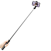 Crong SelfieGo Lite - Kompakt Bluetooth szelfi stick állvány fekete (CRGSGL1BLK)