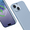 Crong színes burkolat LUX mágneses tok iPhone 15 Plus MagSafe égkék telefonhoz (CRG-COLRLM-IP1567-LBLU)