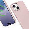 Crong színes burkolat LUX mágneses tok iPhone 15 Plus MagSafe készülékhez rózsaszín (CRG-COLRLM-IP1567-PNK)