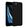 Crong színes burkolat - rugalmas burkolat iPhone 8/7 készülékhez fekete (CRG-COLR-IP8-BLK)