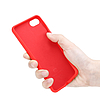 Crong színes burkolat - rugalmas burkolat iPhone 8/7 piros készülékhez (CRG-COLR-IP8-RED)