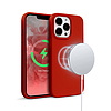 Crong színes burkolatú mágneses tok iPhone 13 Pro készülékhez piros (CRG-COLRM-IP1361P-RED)