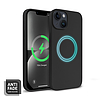 Crong színes burkolatú mágneses tok iPhone 14 Plus készülékhez fekete (CRG-COLRM-IP1467-BLK)
