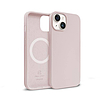 Crong színes burkolatú mágneses tok iPhone 14 Plus készülékhez homok rózsaszín (CRG-COLRM-IP1467-PNK)