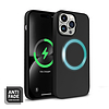 Crong színes burkolatú mágneses tok iPhone 14 Pro Max készülékhez fekete (CRG-COLRM-IP1467P-BLK)
