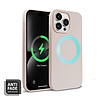 Crong színes burkolatú mágneses tok iPhone 14 Pro Max készülékhez homok rózsaszín (CRG-COLRM-IP1467P-PNK)
