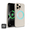 Crong színes burkolatú mágneses tok iPhone 14 Pro Max készülékhez Stone (CRG-COLRM-IP1467P-STN)