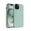 Crong színes mágneses burkolat - iPhone 15 MagSafe menta tok (CRGCOLRMIP1561LGRN)