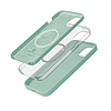 Crong színes mágneses burkolat - iPhone 15 MagSafe menta tok (CRGCOLRMIP1561LGRN)