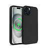 Crong színes mágneses burkolat - iPhone 15 Plus MagSafe tok fekete (CRGCOLRMIP1567BLK)
