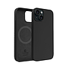 Crong színes mágneses burkolat - iPhone 15 Plus MagSafe tok fekete (CRGCOLRMIP1567BLK)