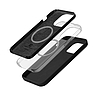 Crong színes mágneses burkolat - iPhone 15 Pro MagSafe tok fekete (CRGCOLRMIP1561PBLK)