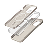 Crong színes mágneses burkolat - iPhone 15 Pro Max MagSafe kőbézs tok (CRGCOLRMIP1567PSTN)