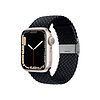 Crong Wave Band - Fonott szíj Apple Watchhoz 38/40/41/42 mm grafit (CRG-40WAV-CRL)