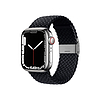Crong Wave Band - Fonott szíj Apple Watchhoz 38/40/41/42 mm grafit (CRG-40WAV-CRL)