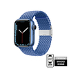 Crong Wave Band - Fonott szíj Apple Watchhoz 38/40/41/42 mm kék (CRG-40WAV-BLU)