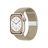 Crong Wave Band - Fonott szíj Apple Watchhoz 38/40/41/42 mm kőbézs (CRG-40WAV-BGE)