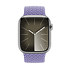 Crong Wave Band - Fonott szíj Apple Watchhoz 38/40/41/42 mm lila (CRG-40WAV-PRP)