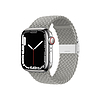 Crong Wave Band - Fonott szíj Apple Watchhoz 38/40/41/42 mm világosszürke (CRG-40WAV-CMP)
