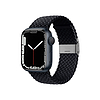 Crong Wave Band - Fonott szíj Apple Watchhoz 44/45/46/49 mm grafit (CRG-44WAV-CRL)
