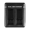 csatornás töltő Puluz PU919B GoPro Hero 11 / Hero 10 / Hero 9 számára (PU919B)