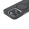 Csillámos MagSafe-fel töltött iPhone 16e-tok - fekete