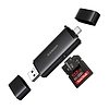 Czytnik kart USB-C/USB-A 2w1 Ugreen CM803, SD+TF 312MB/s (65024)