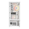 DarkFlash AIRNOVA számítógép-ház, fehér+ 3 ventilátor (AIRNOVA WHT (+3F))