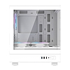 Darkflash DB330M számítógép-ház + 3 ventilátor, fehér (DB330M White +3F)