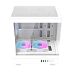 Darkflash DB330M számítógépház + 3 ARGB ventilátor fehér (DB330M White)