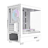 Darkflash DB330M számítógépház + 3 ARGB ventilátor fehér (DB330M White)