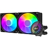 Darkflash DCS240 CPU folyadékhűtő fekete (DCS240 BLACK)
