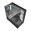 Darkflash DY450 PRO számítógépház + 1 ventilátor fekete (DY450 PRO Black)
