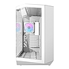 Darkflash DY470 számítógépház fehér + 4 ventilátor + GPU konzol (DY470 fans+holder Wh)