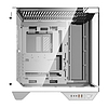 Darkflash DY470 számítógépház fehér (DY470 White NO FANS)