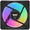 Darkflash Gauss G24 számítógépes ventilátor fekete (Gauss G24 Black)