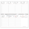 Dayliner agenda Colors fekvő zsebnaptár Spring Kék 2026