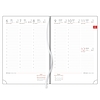 Dayliner agenda Memphis B5 heti fekete-narancs 2026