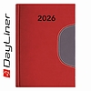Dayliner agenda Memphis B6 heti piros-szürke 2026