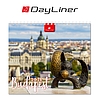 Dayliner asztali naptár Budapest álló mini 2026