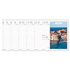 Dayliner asztali naptár Európa 320x150 mm, álló háttal 2024
