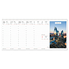Dayliner asztali naptár Képes világ 320x150 mm, álló háttal 2024