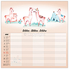 Dayliner falinaptár 300x600mm Family Planner 2024