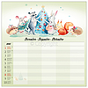 Dayliner falinaptár 300x600mm Family Planner 2024