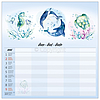 Dayliner falinaptár 300x600mm Family Planner 2024