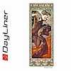 Dayliner falinaptár Alfons Mucha 2026
