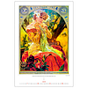 Dayliner falinaptár Alfons Mucha 340x485 mm, reklámfelület: 70mm 2024