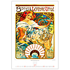 Dayliner falinaptár Alfons Mucha 340x485 mm, reklámfelület: 70mm 2024