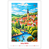 Dayliner falinaptár Art Naive by AI 2025