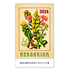Dayliner falinaptár Herbarium 315x450 mm ,reklámfelület: 70mm 2024